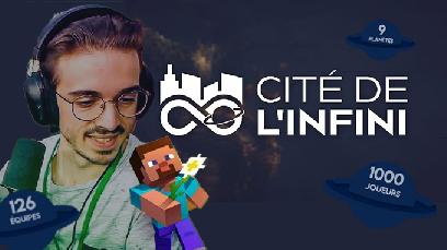 Cité de l'Infini : 1 000 joueurs s'affrontent sur Minecraft organisé par le streamer Guill