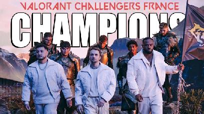 Gentle Mates remporte pour la 2e fois le titre de Champions de la Valorant Challengers France