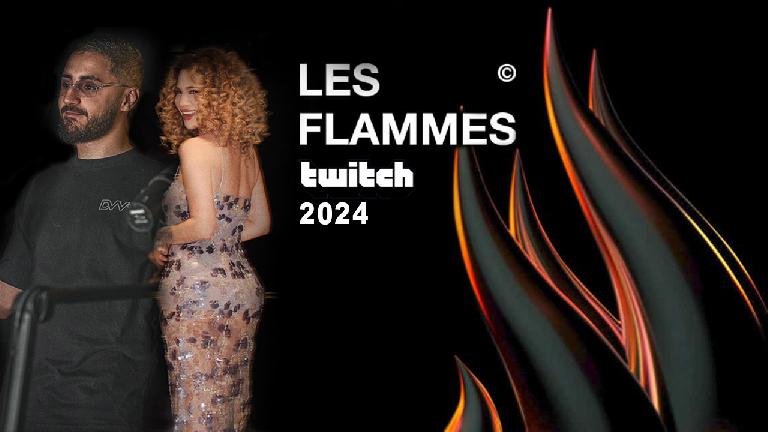 Les Flammes 2024 : La cérémonie diffusé chez les Streamers Twitch Medja et Océane Amsler