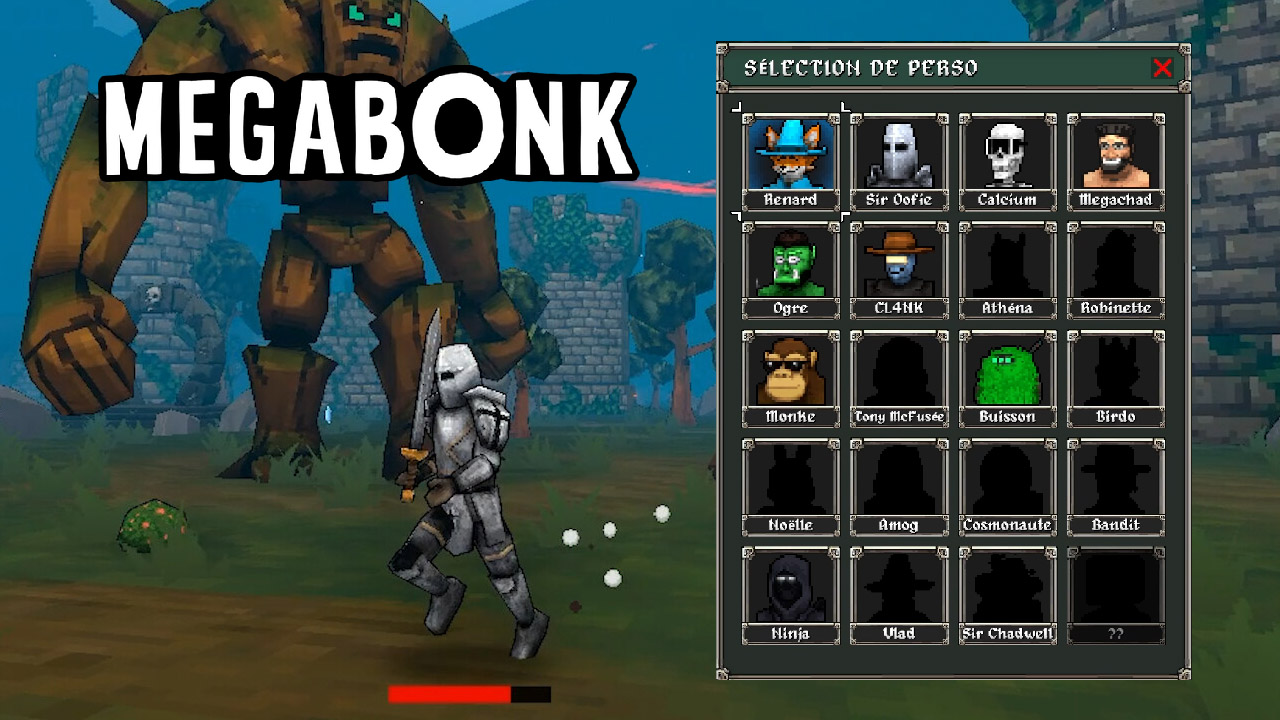 Megabonk : Guide complet pour débloquer tous les personnages
