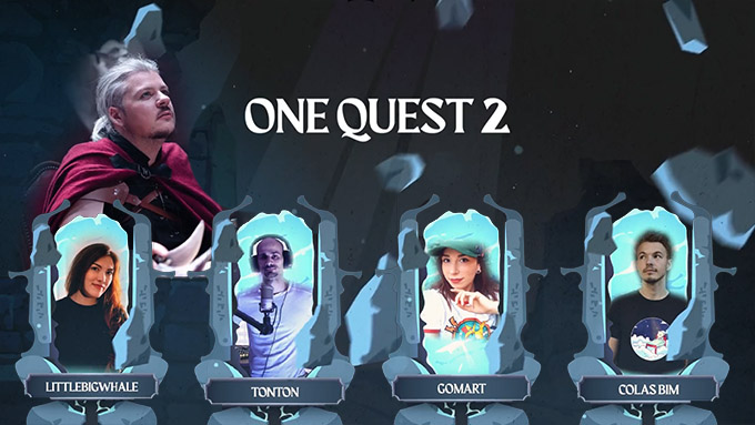 One Quest 2 : JDR du streamer Alphacast en tant que Maître du jeu