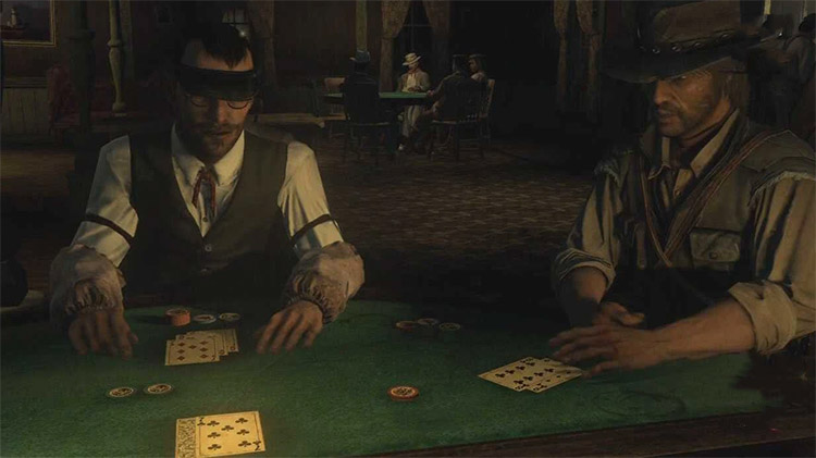 Battre le croupier au Blackjack à deux endroits : Red Dead Redemption