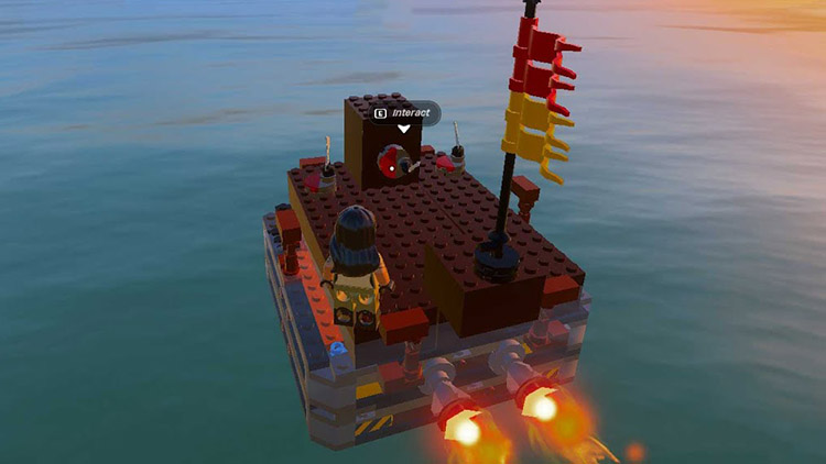 Bateau dans Lego Fortnite