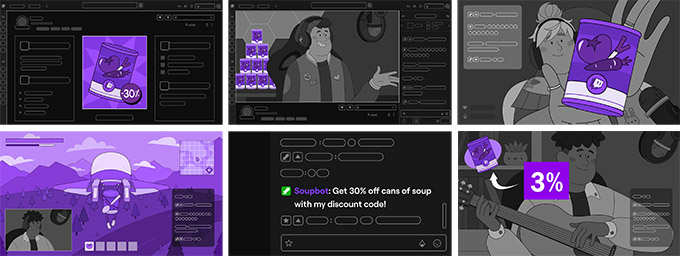 Twitch : contenu de marque autorisé