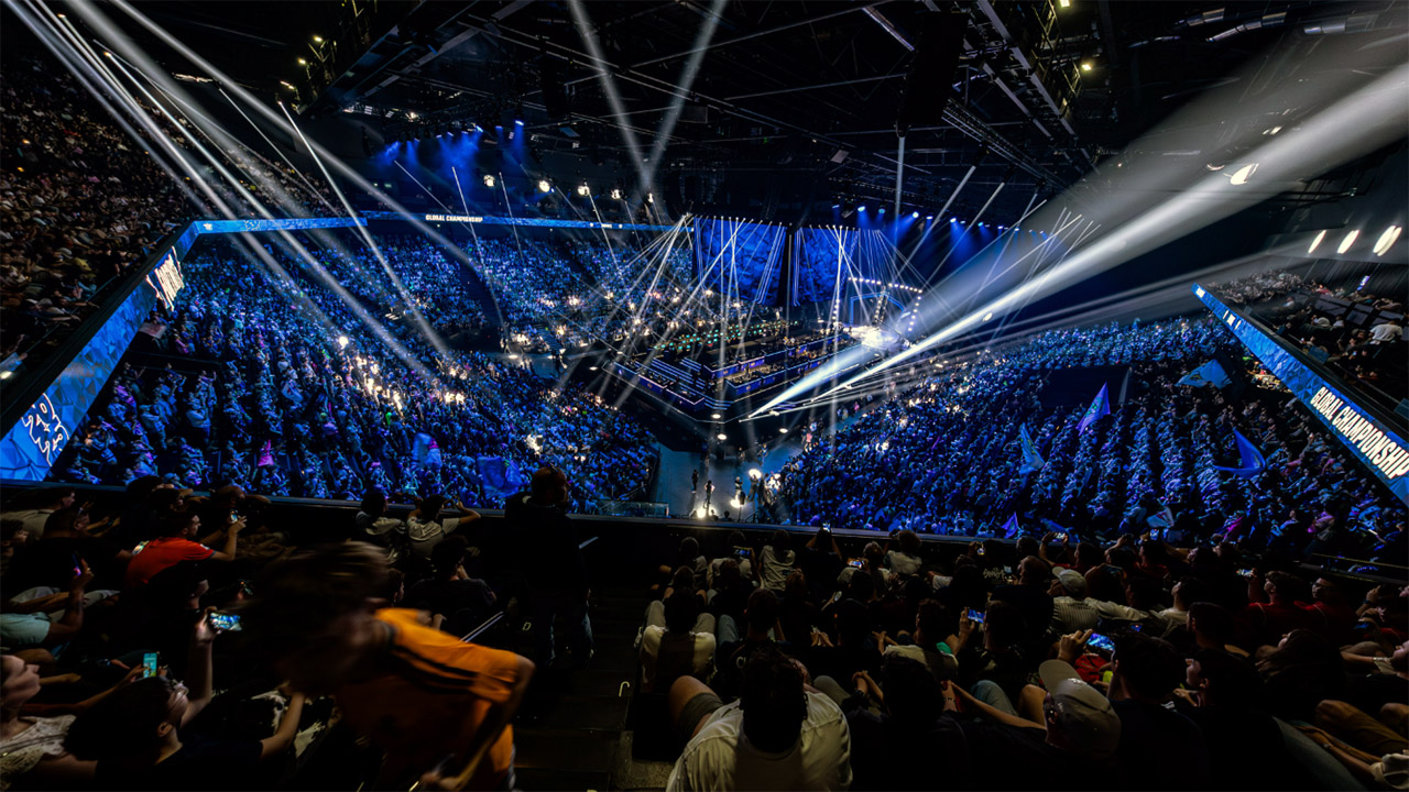 Arène Lyon France durant les FNCS Global Championship 2025