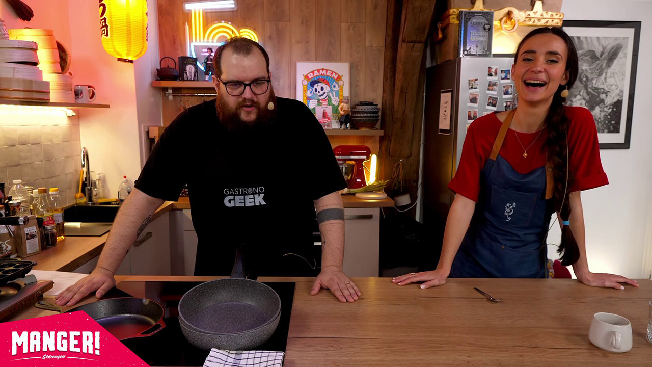 Streamer Gastronogeek en live cuisine sur Twitch