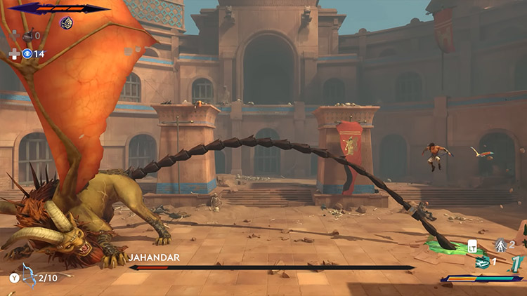 Attaques du boss Jahandar