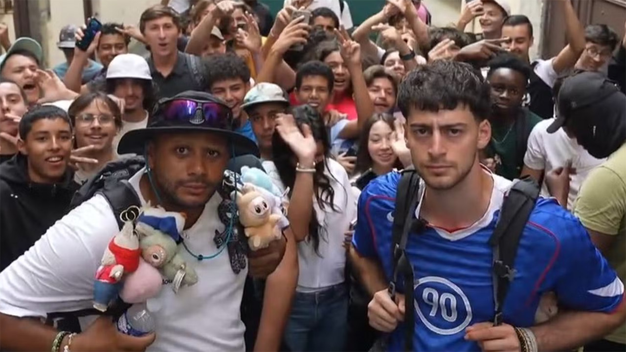 Live IRL des streamers Byilhan et nico