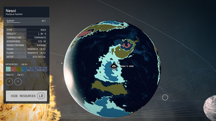 Planète Nesoi Starfield