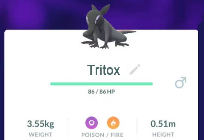 Où trouver Tritox dans Pokémon Go 