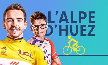 Domingo gravit l'Alpe d'Huez avec David Gaudu sur Twitch 