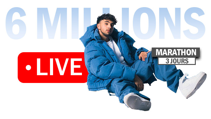 Inoxtag : Un live de 3 jours pour fêter ses 6 millions d'abonnés sur YouTube