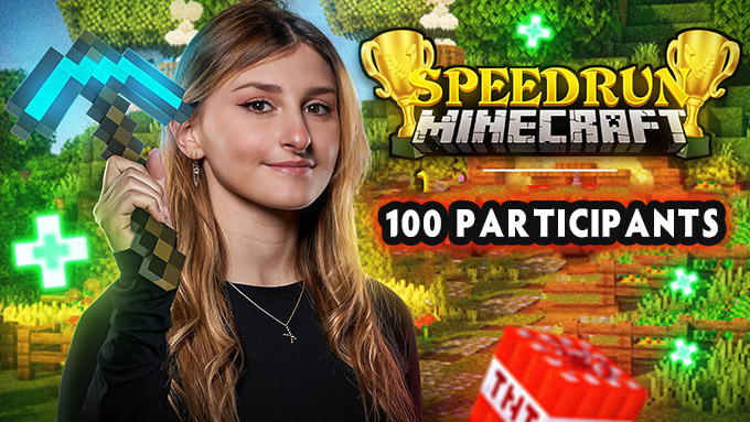 Kaatsup organise un tournoi de Speedrun sur Minecraft avec 100 joueurs