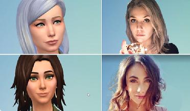 Maghla et Jeel en Sims se créent mutuellement en Sims. 