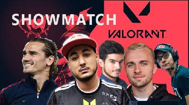 Show Match Valorant : Antoine Griezmann, Gotaga, Squeezie et d'autres streamers s'affrontent sur le jeu 