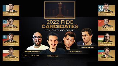 Échecs : Le tournoi des Candidats 2022 avec un français sur Twitch