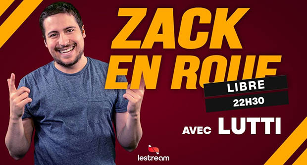 l’émission Zack en roue Libre en direct avec Lutti